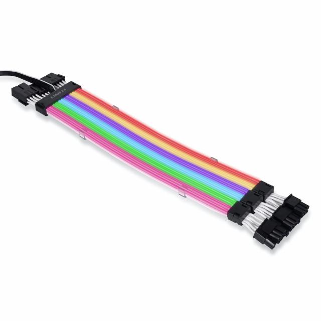 Удължителни RGB за кабели Lian-Li Strimer Plus V2, GPU, Triple 8-pin, ARGB 