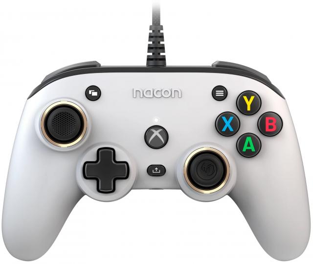 Жичен геймпад Nacon XBox Series Pro Compact White, Бял 