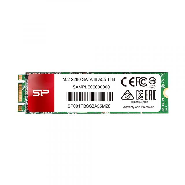 SSD SILICON POWER A55, M.2 2280, 1TB, SATA 