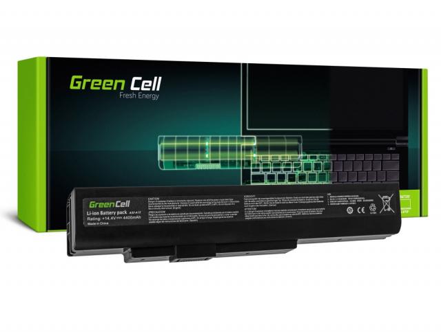 Батерия за лаптоп GREEN CELL FPCBP344, Fujitsu LifeBook N532 NH532 MSI A6400 CR640 CX640 MS-16Y1, 14,4V, 4400mA 