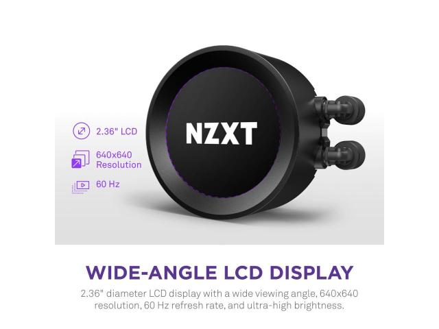 Охладител за процесор NZXT Kraken Elite 360 RGB Black, LCD Display 