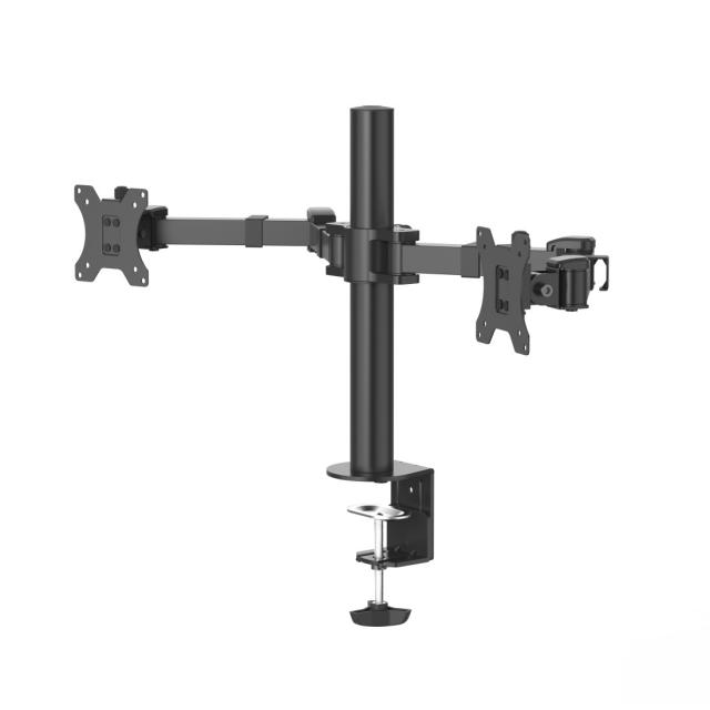 Hama Monitor Holder, 2 Monitors, Height-adjustable, Swivel/Tilt, 13" - 35" 