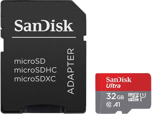 Memory card SANDISK Ultra microSDHC, 32GB 