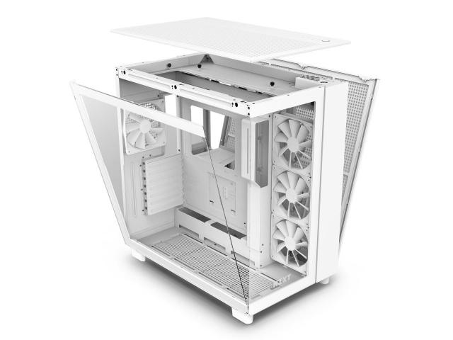 Case NZXT H9 Flow Matte White 