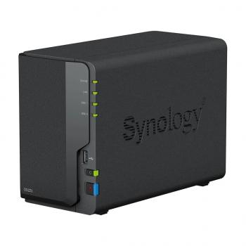 Мрежов сторидж Synology DS223, За 2 диска, 2GB, Гигабит, USB3.2