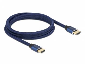 Delock Ultra High Speed HDMI Cable 48 Gbps 8K 60 Hz blue 2 m certified