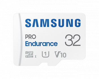 Memory card Samsung PRO Endurance microSD Card (2022), 32GB, Adapter