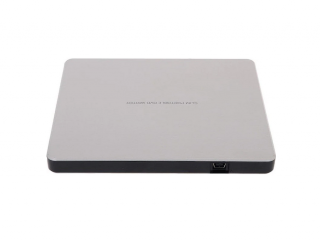 External DVD Writer Slim, LG GP60NS601, USB 2.0, Silver 