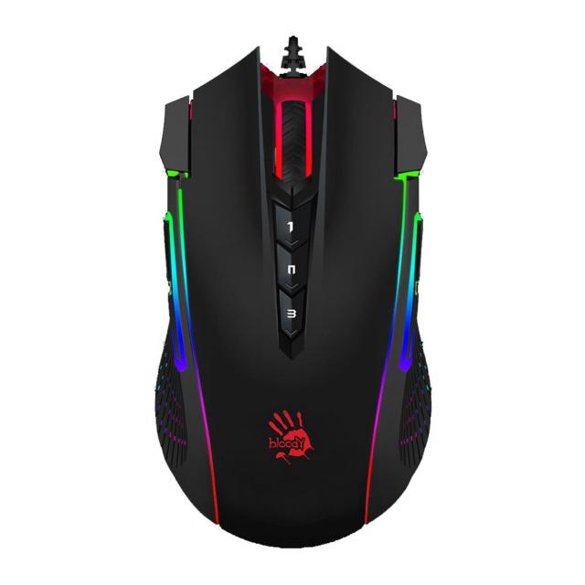 Gaming Mouse Bloody J90s, Optical, Wired, USB 