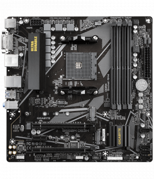 Motherboard GIGABYTE B550M DS3H, Socket AM4, 4 x DDR4