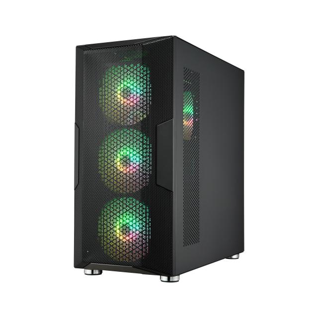 Case FSP CUT592 Black ARGB TG, E-ATX Full - Tower 