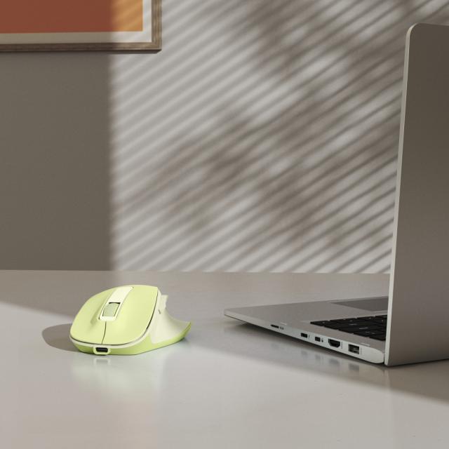 Hama “WM-500” Wireless Mouse, Ergonom., 6 Buttons, W/O Click Noise, Battery, green 