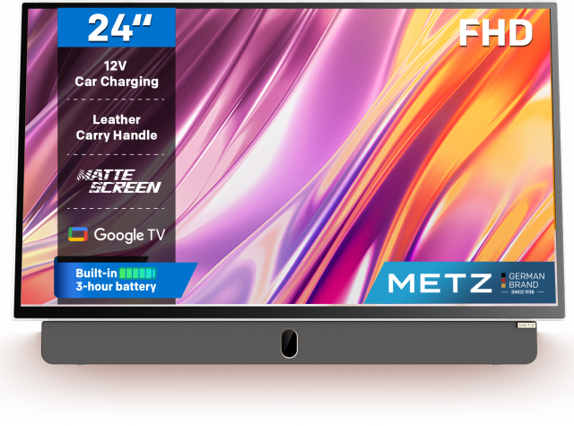 Портативен телевизор METZ 24MPE7000 24" FHD(1920x1080) GoogleTV, HDR10 