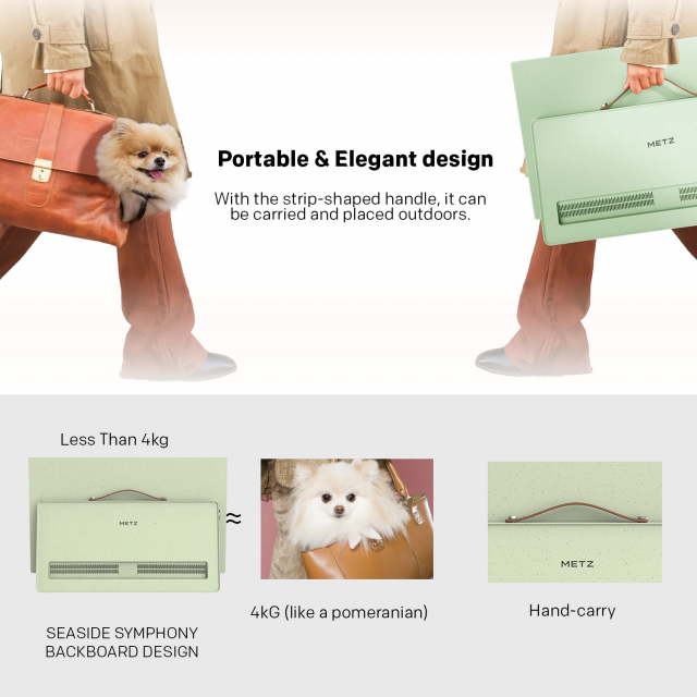 METZ Portable TV 24MPE7200Z  24" LED FHD(1920x1080) GoogleTV, HDR10, green 