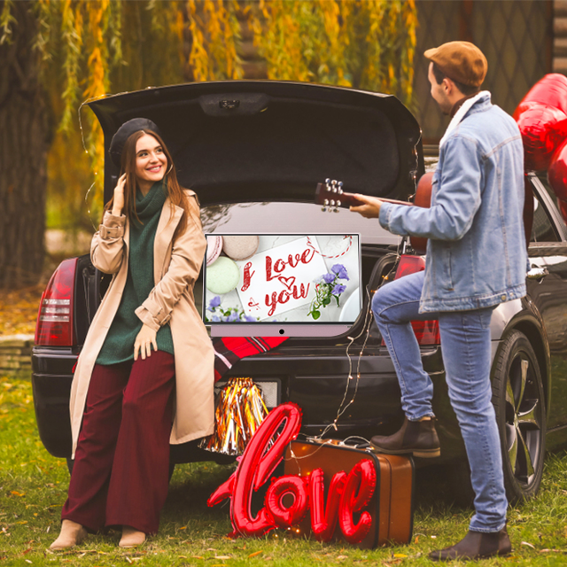 METZ Portable TV  24MPE7300Z 24" LED FHD(1920x1080) GoogleTV, HDR10, pink 