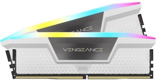 Memory Corsair Vengeance RGB DDR5, 6000MHz 32GB 2x16GB DIMM, Unbuffered, CL30-36, Intel XMP & AMD EXPO 