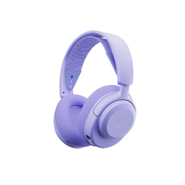 Безжични геймърски слушалки SteelSeries Arctis Nova 3 - Lavander 