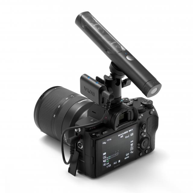 Mini Wireless Microphone All-in-One BOYA MAGIC 02 - Lightning + USB-C 