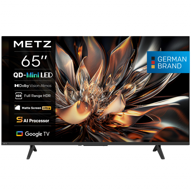 Телевизор METZ 65" 65MNH7000Z UHD 4K QD-Mini LED, Matte Screen Ultra, Google TV, Клас E 