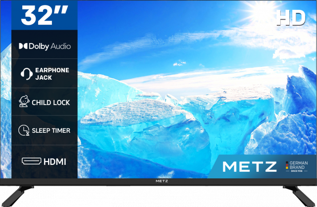 METZ LED TV 32MTE2000Z, 32"(80 cm), LED TV, HD, Black 