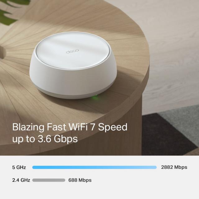 Mesh System TP-Link Deco BE25, Wi-Fi 7, BE3600 (3-Pack) 