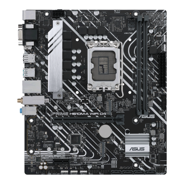 Дънна платка ASUS PRIME H610M-A WIFI D4, LGA 1700 mATX 