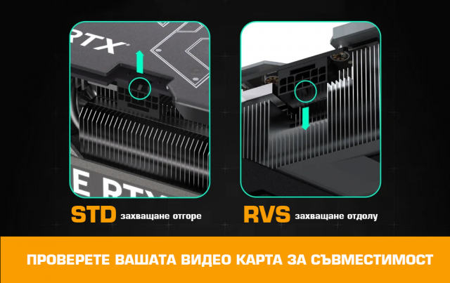 EZDIY-FAB адаптер за видеокарта 12VHPWR 600W - RVS 180° Black 