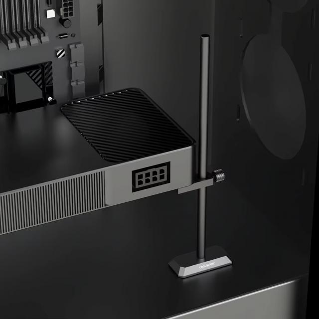 COOLMOON GH195, Graphics Card GPU Brace Support - Silver 