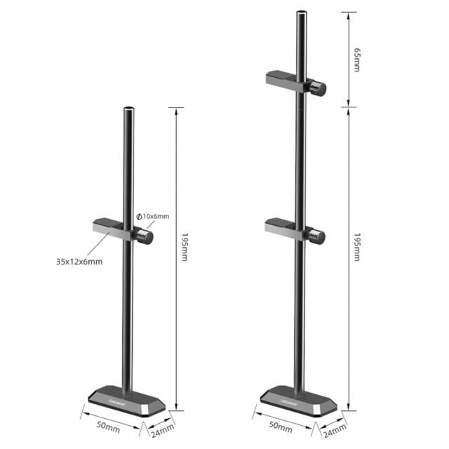 COOLMOON GH195, Graphics Card GPU Brace Support - Silver 