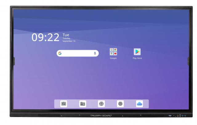 Интерактивен мулти-тъч дисплей TRIUMPH BOARD 75" IFP BLACK G, Android 14 