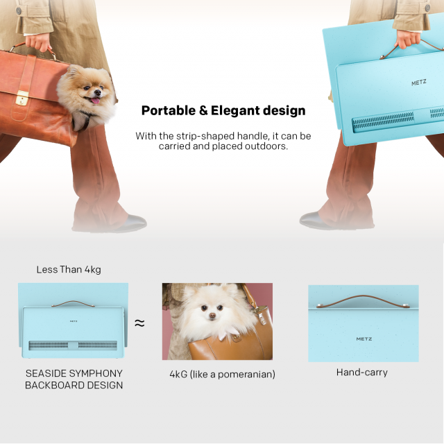 METZ Portable TV 24MPE7000Y 24" LED FHD(1920x1080) GoogleTV, HDR10, Blue 