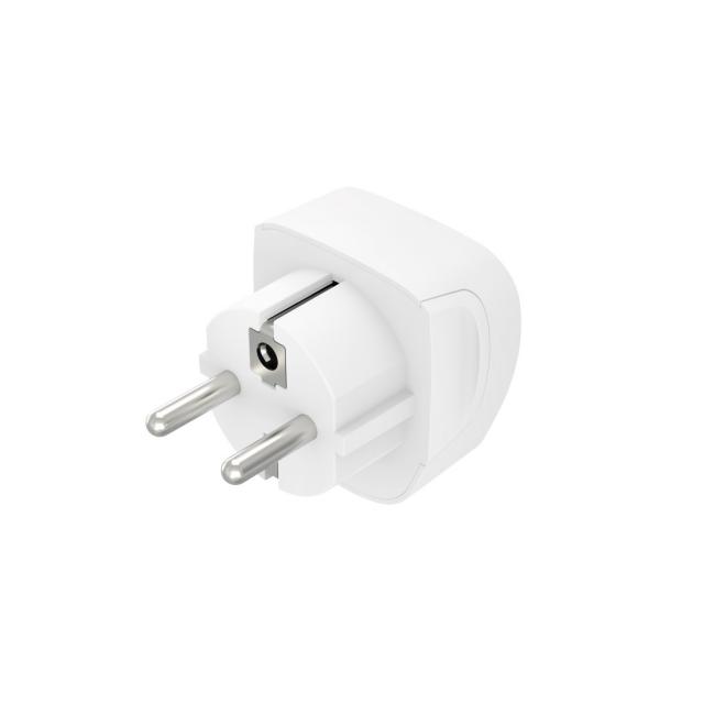 Travel Adapter Type A and Type B, 3-Pin, for Devices from America and Canada, 223458 