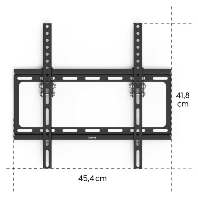 Метална стойка за TV, Trolley, 254 см (100"), HAMA-118090 