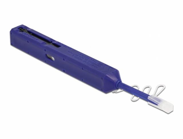 Delock Fiber optic cleaning pen for connectors with 1.25 mm ferrule 