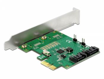 Delock 2 port SATA PCI Express Card with RAID