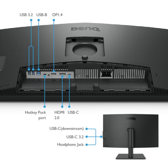 Монитор BenQ PD2706U, 27 inch, IPS, 3840x2160, 60Hz, HDMI, DP, USB-C PD 