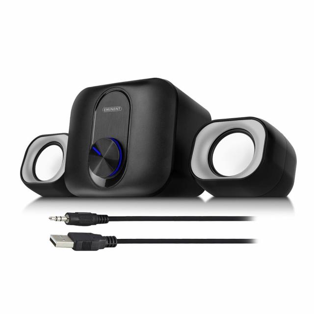 Eminent 2.1 Stereo speaker set for PC and laptop, USB powered 