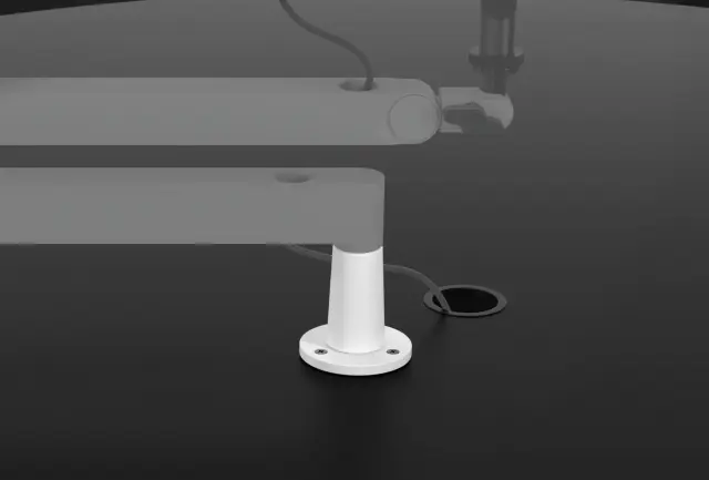 Elgato Desk Plate for Wave Mic Arm - White 