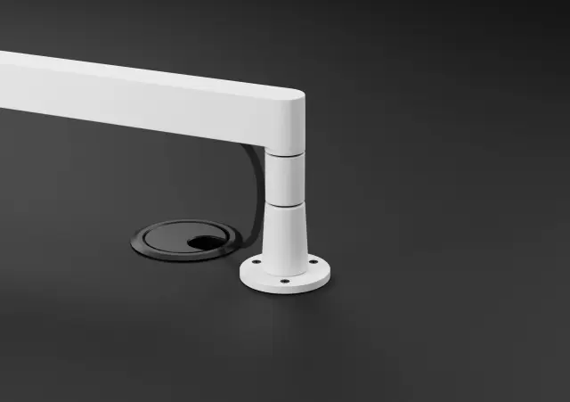 Elgato Desk Plate for Wave Mic Arm - White 