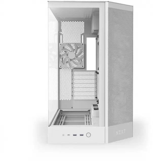 Case NZXT H9 Flow Dual-Chamber - White 