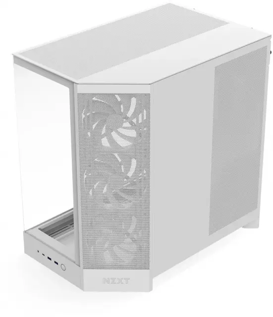 Case NZXT H9 Flow Dual-Chamber - White 