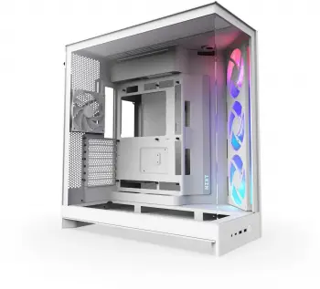 Case NZXT H9 Flow RGB Dual-Chamber - White