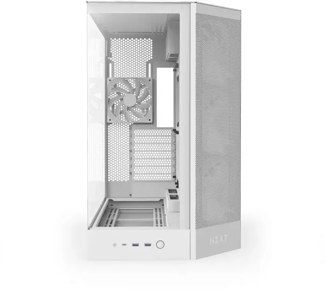 Case NZXT H9 Flow RGB Dual-Chamber - White 