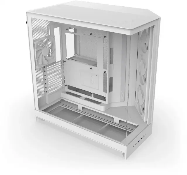 Case NZXT H9 Flow RGB Dual-Chamber - White 