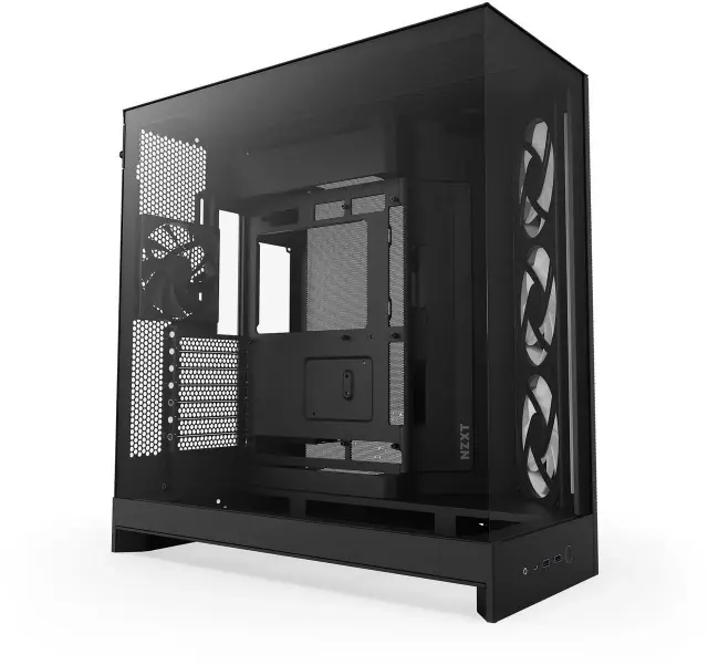 Case NZXT H9 Flow RGB Dual-Chamber - Black 