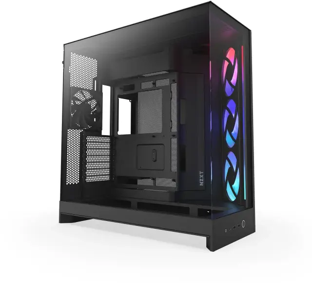 Case NZXT H9 Flow RGB Dual-Chamber - Black 