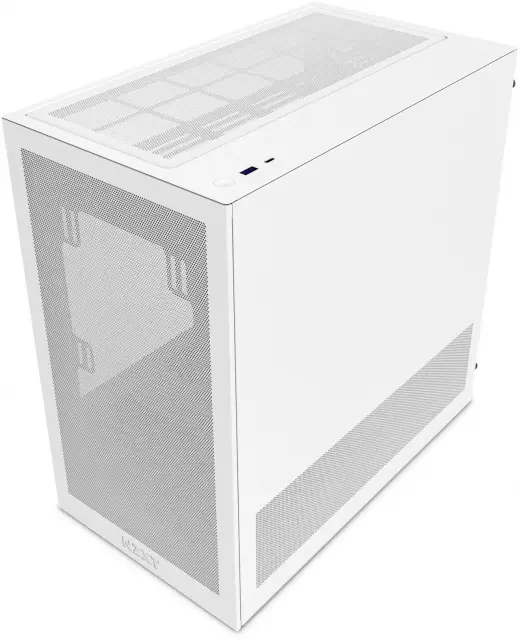 Case NZXT H3 Flow 2025 All White Micro-ATX Tower 