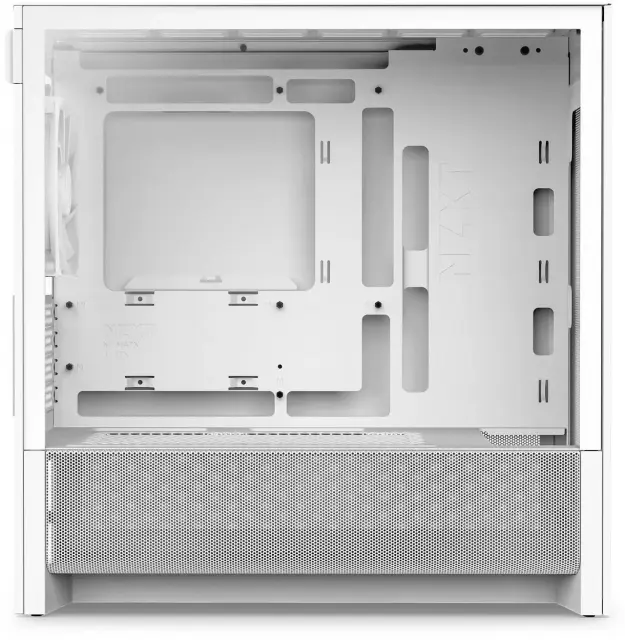 Case NZXT H3 Flow 2025 All White Micro-ATX Tower 
