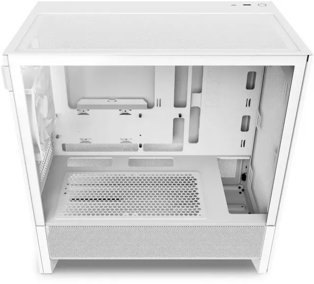 Case NZXT H3 Flow 2025 All White Micro-ATX Tower 