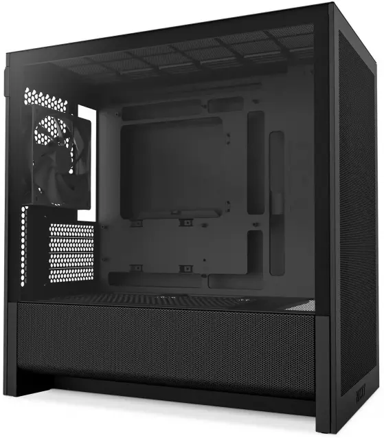 Case NZXT H3 Flow 2025 Micro-ATX Tower - Black 